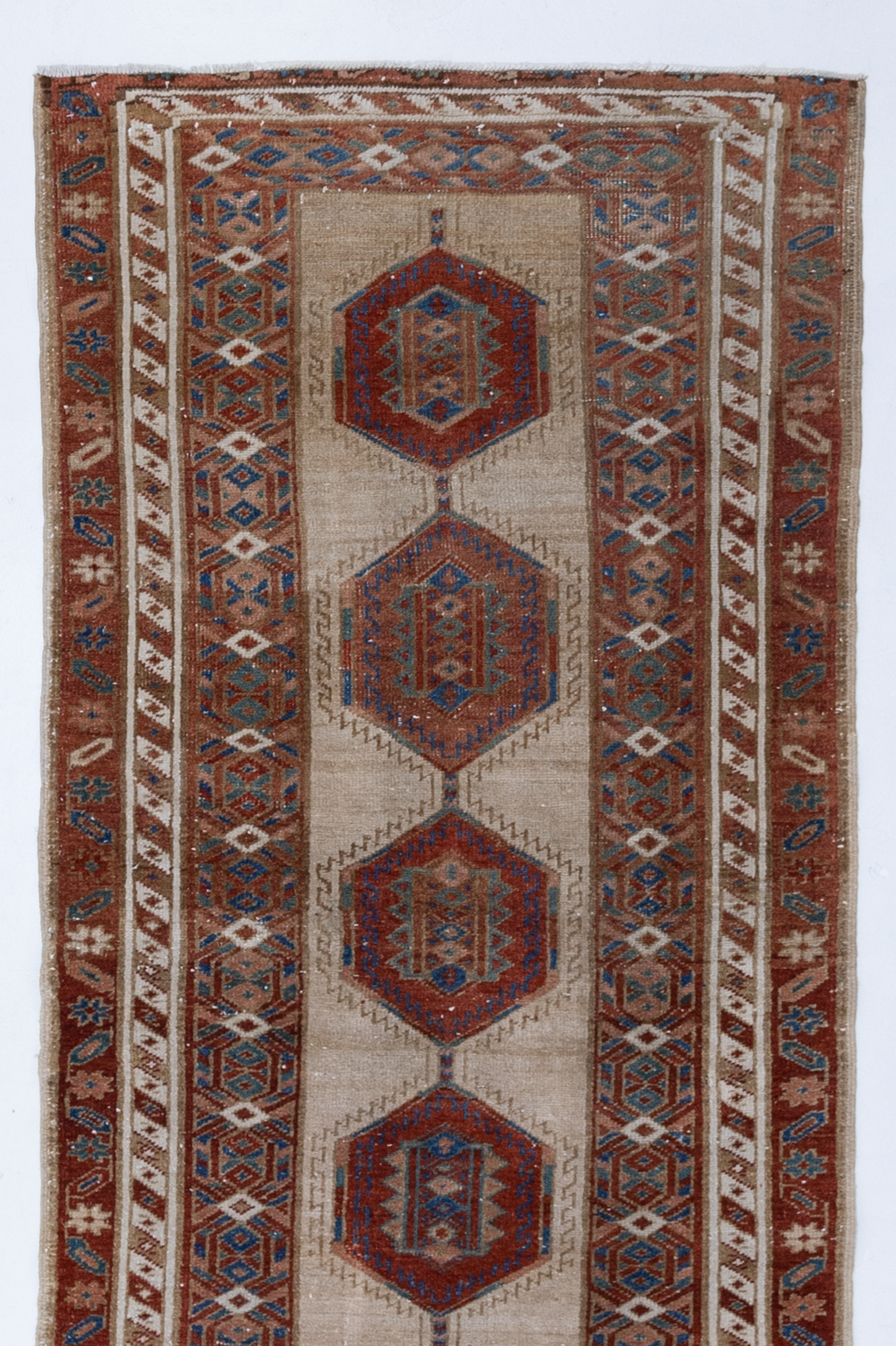 Vintage Persian Serab Runner Rug