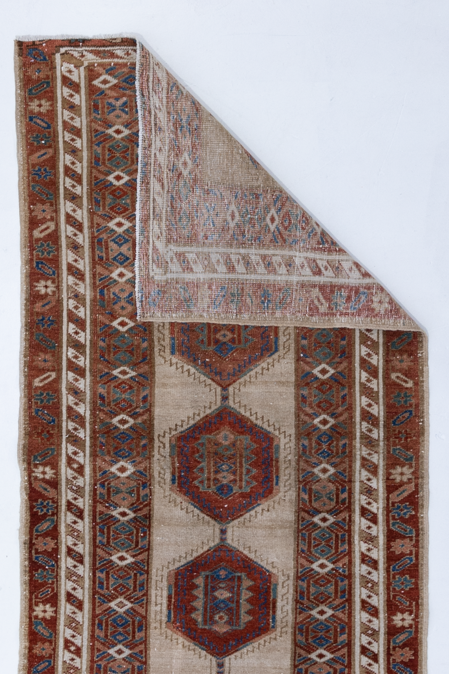 Vintage Persian Serab Runner Rug