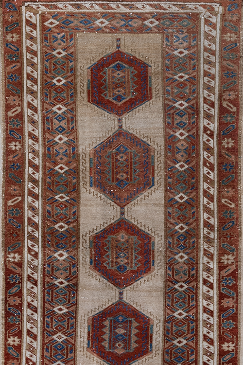 Vintage Persian Serab Runner Rug