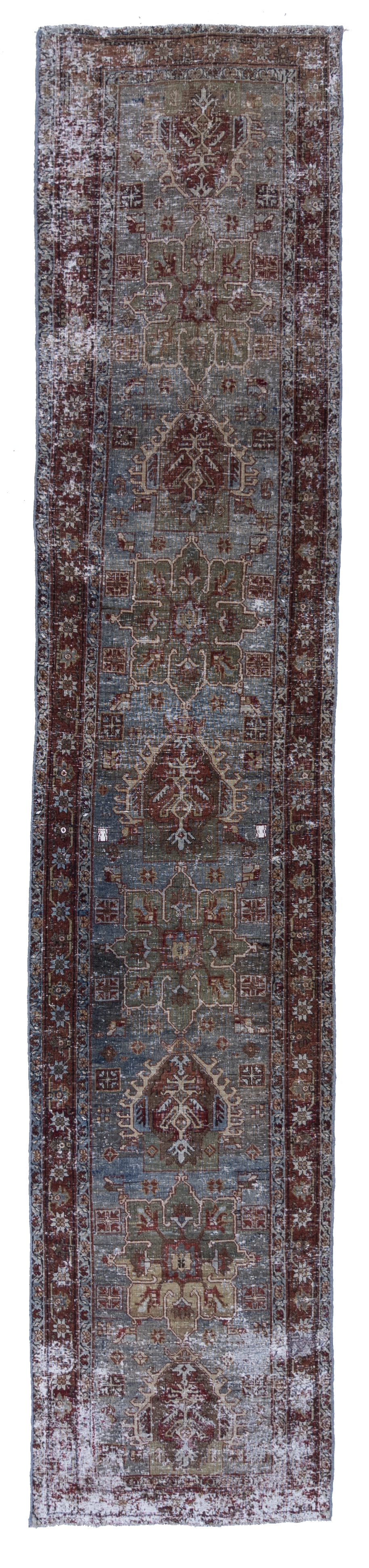Antique Jewel Toned Persian Runner