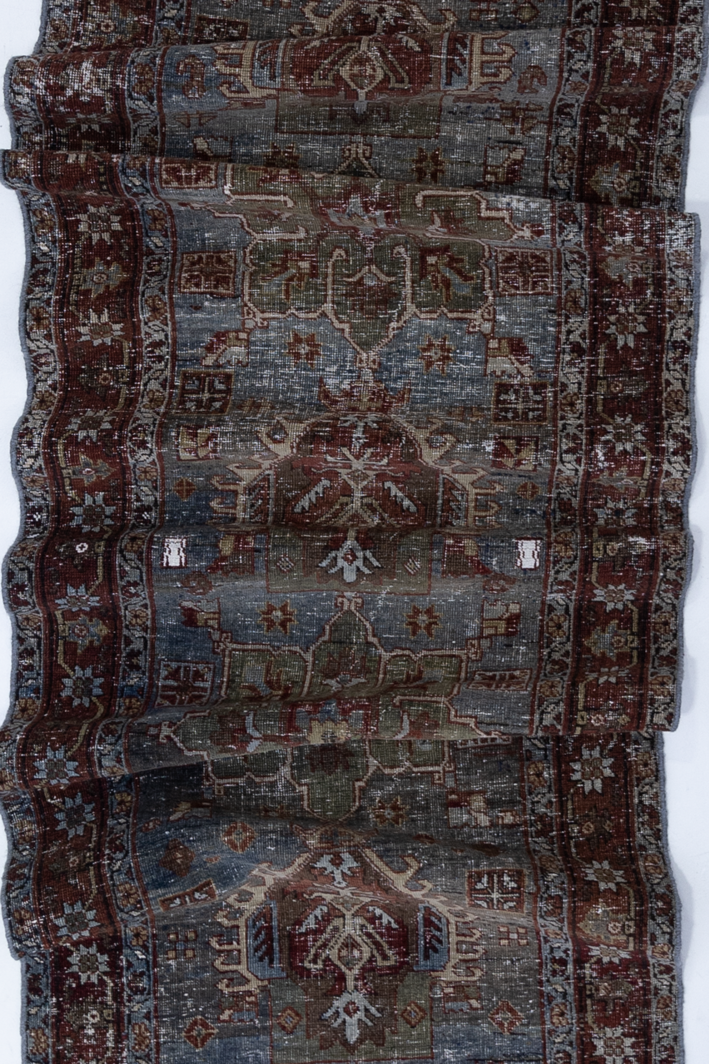 Antique Jewel Toned Persian Runner