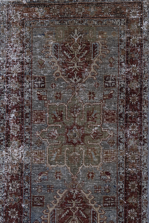 Antique Jewel Toned Persian Runner