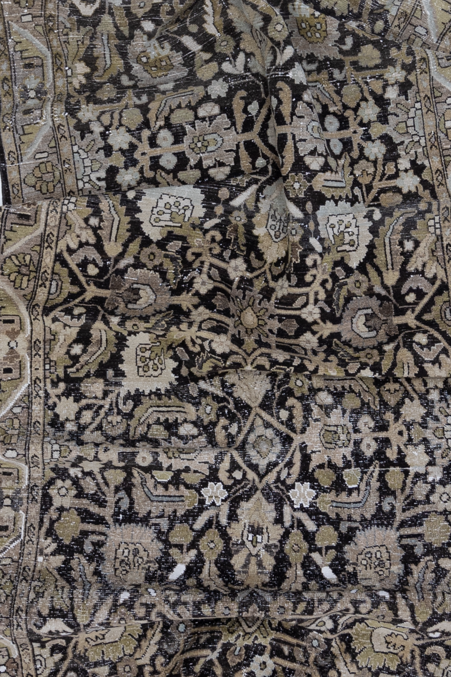 Antique Persian Mahal Gallery Runner Rug