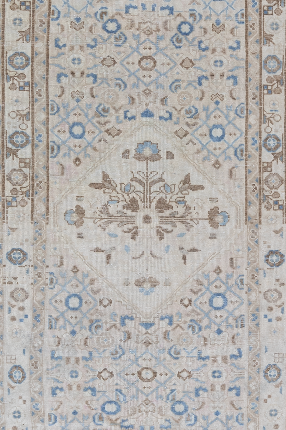 Vintage Persian Tabriz Runner Rug