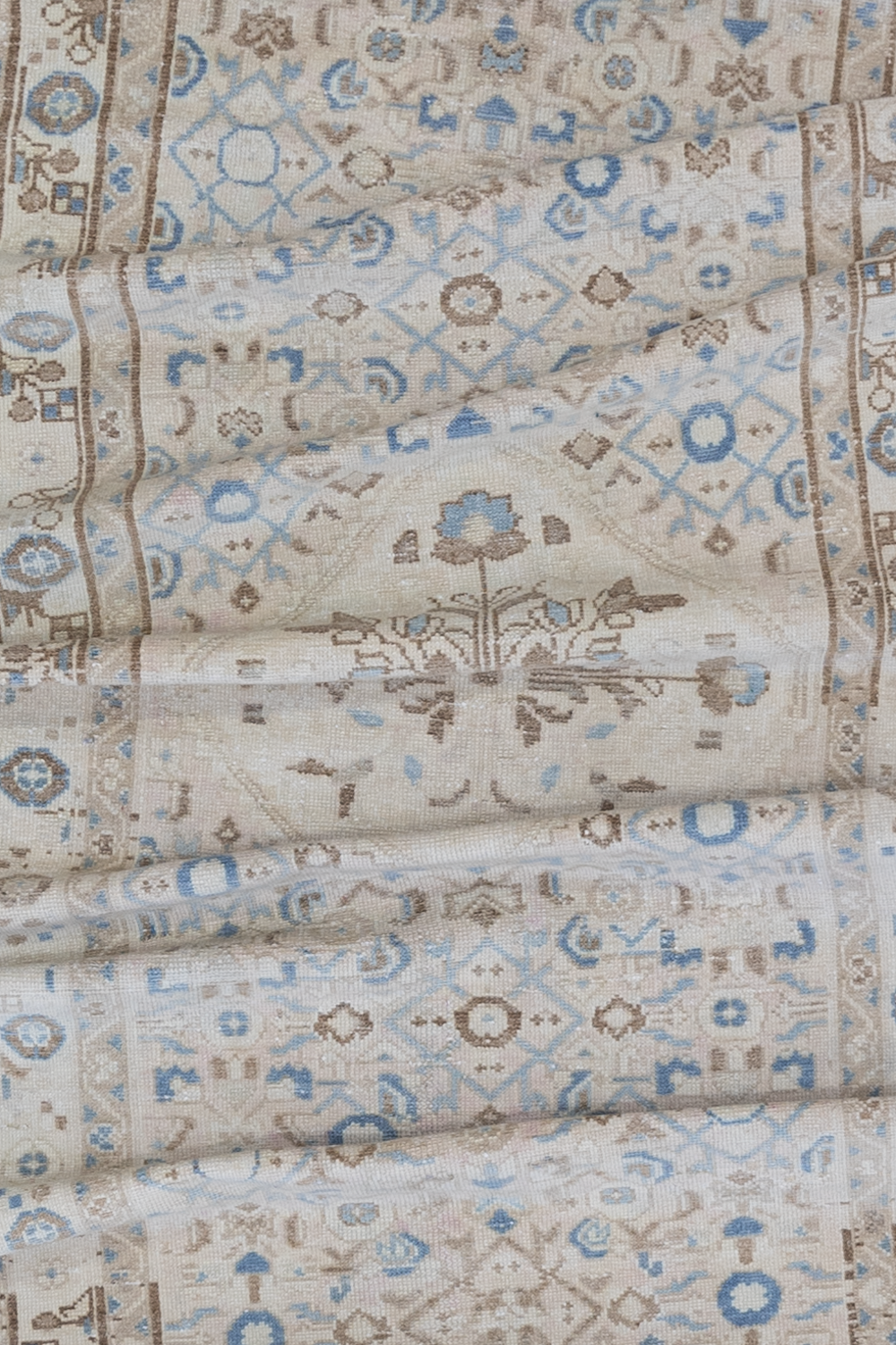 Vintage Persian Tabriz Runner Rug