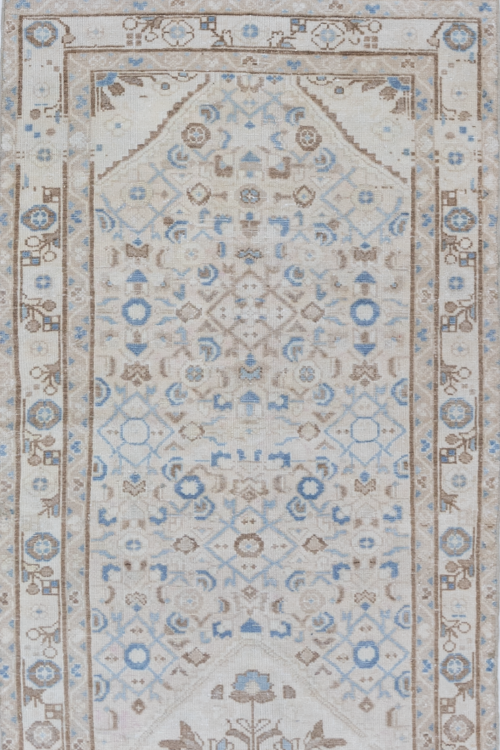 Vintage Persian Tabriz Runner Rug
