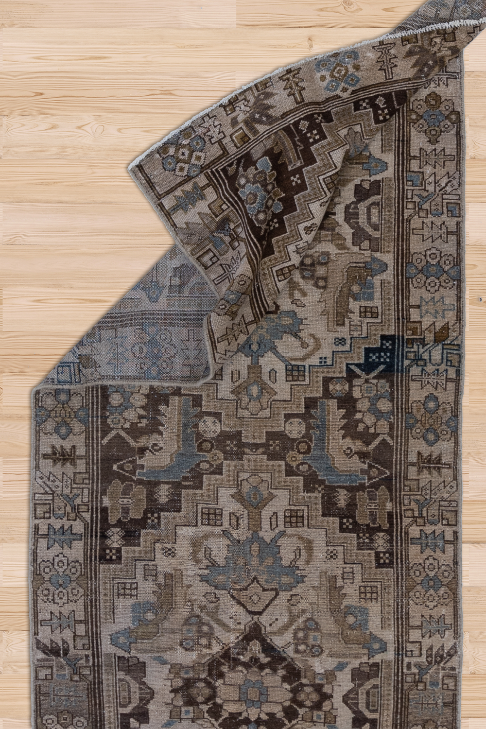 Antique Persian Hamadan Runner Rug