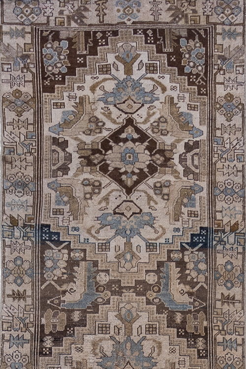 Antique Persian Hamadan Runner Rug