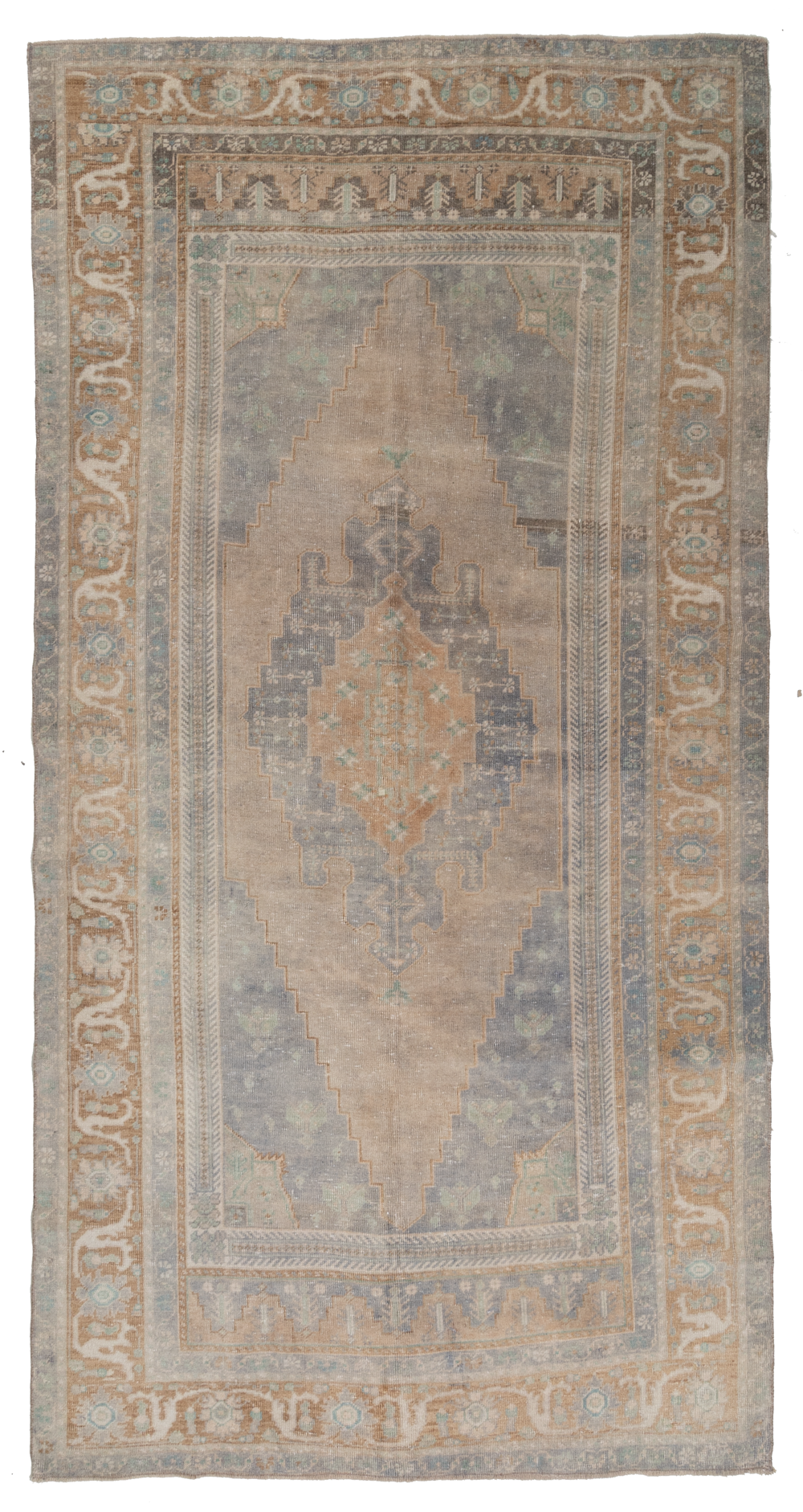 Vintage Turkish Oushak Rug