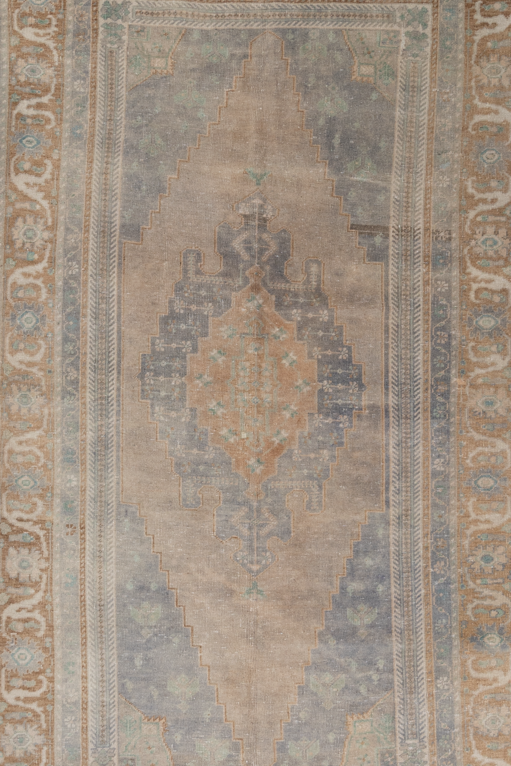 Vintage Turkish Oushak Rug