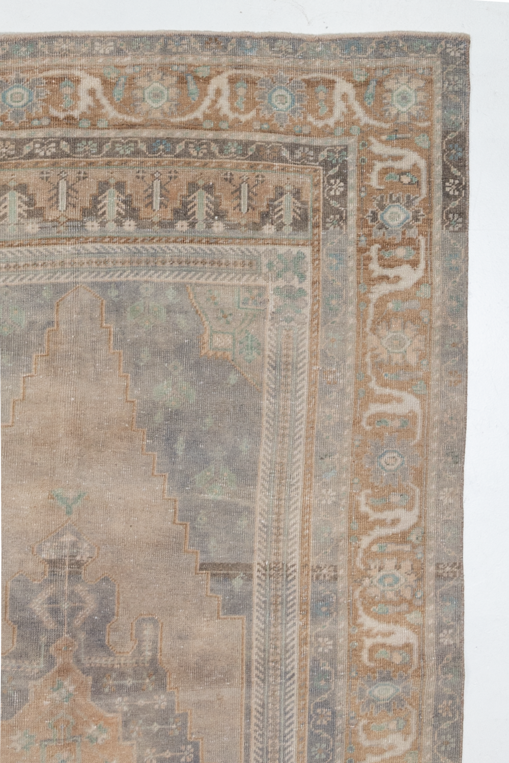 Vintage Turkish Oushak Rug