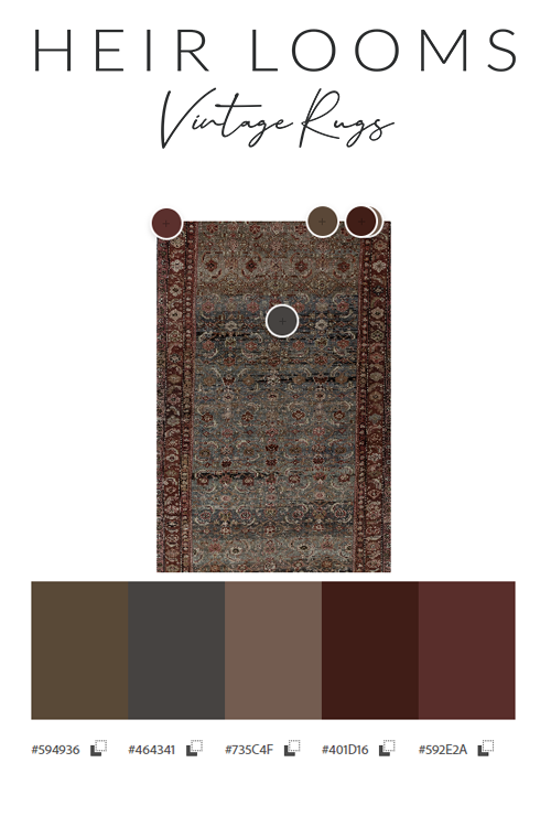 Antique Persian Malayer Gallery Rug