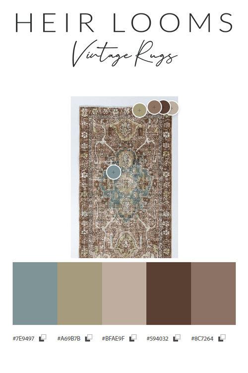 Vintage Mahal Runner Rug