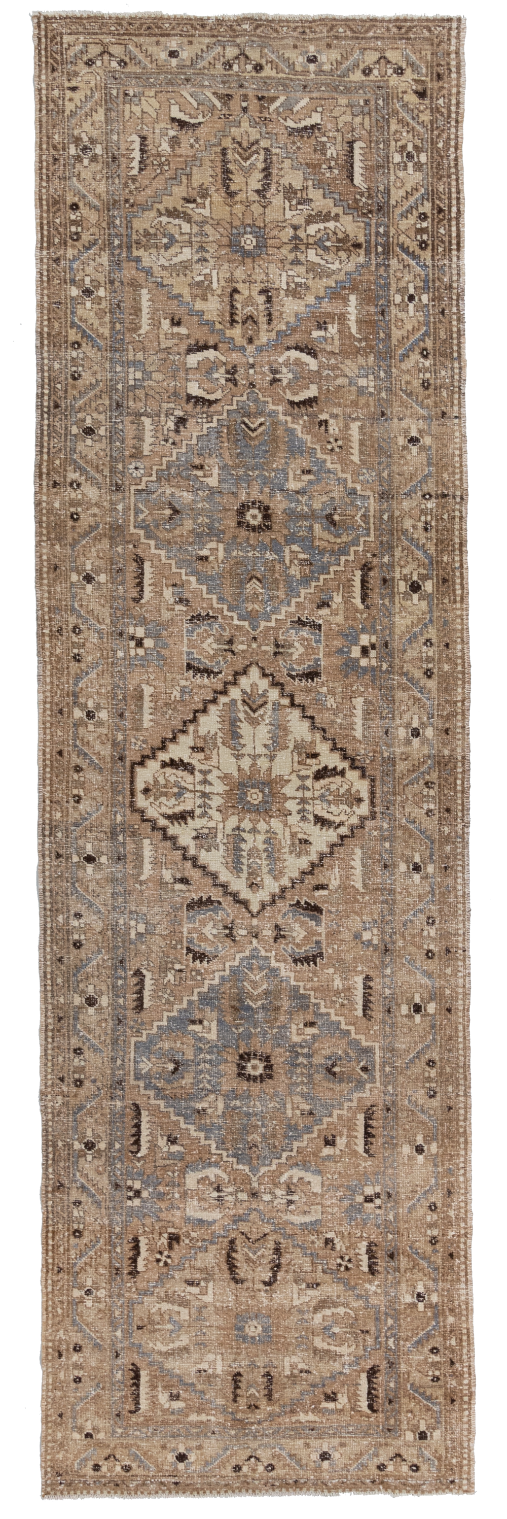 Vintage Persian Heriz Runner Rug