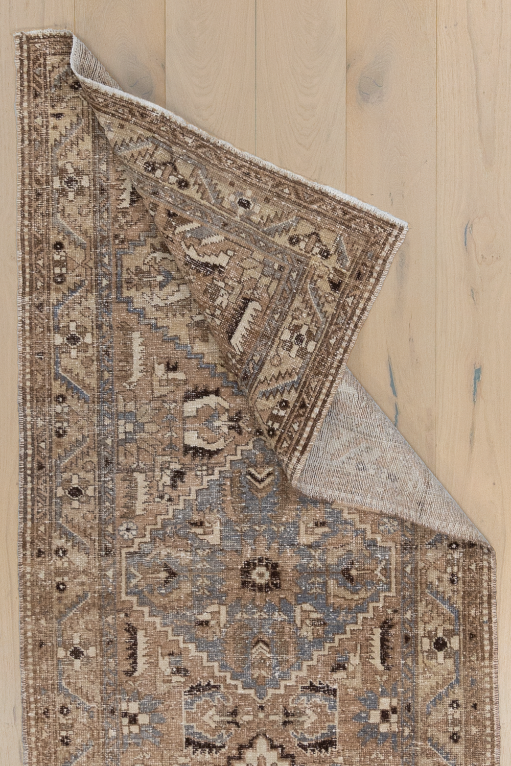 Vintage Persian Heriz Runner Rug