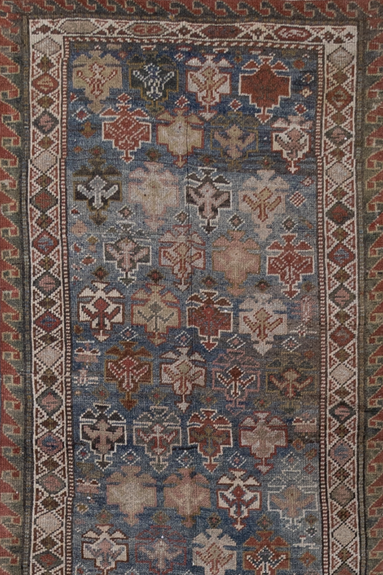 Antique Persian Bidjar Runner Rug