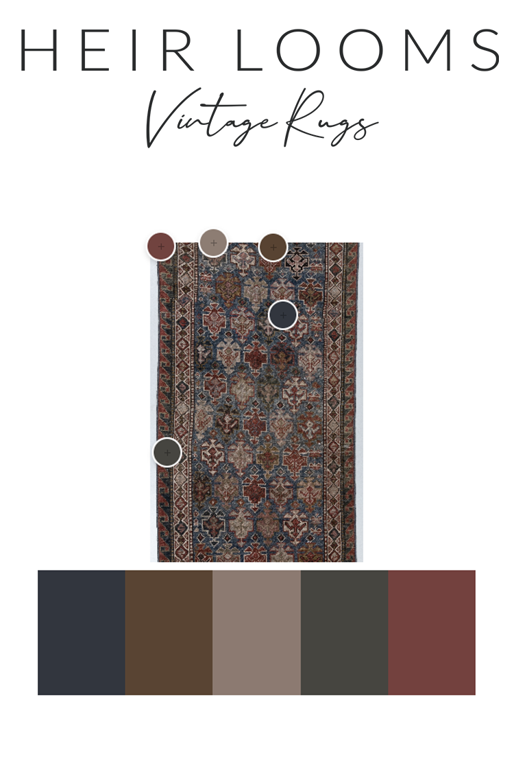Antique Persian Bidjar Runner Rug