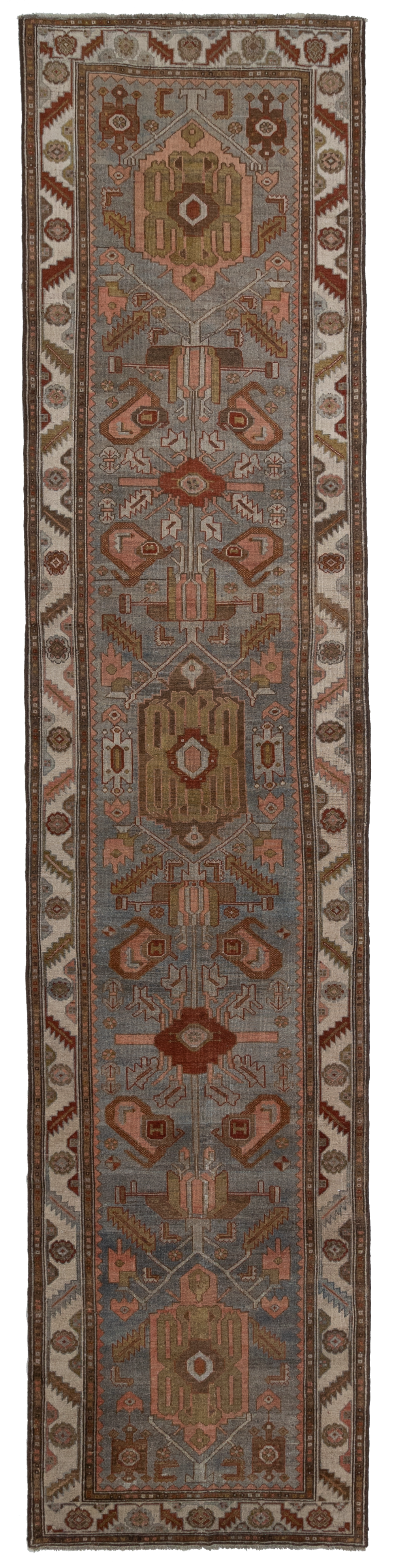 Antique Persian Heriz Runner Rug