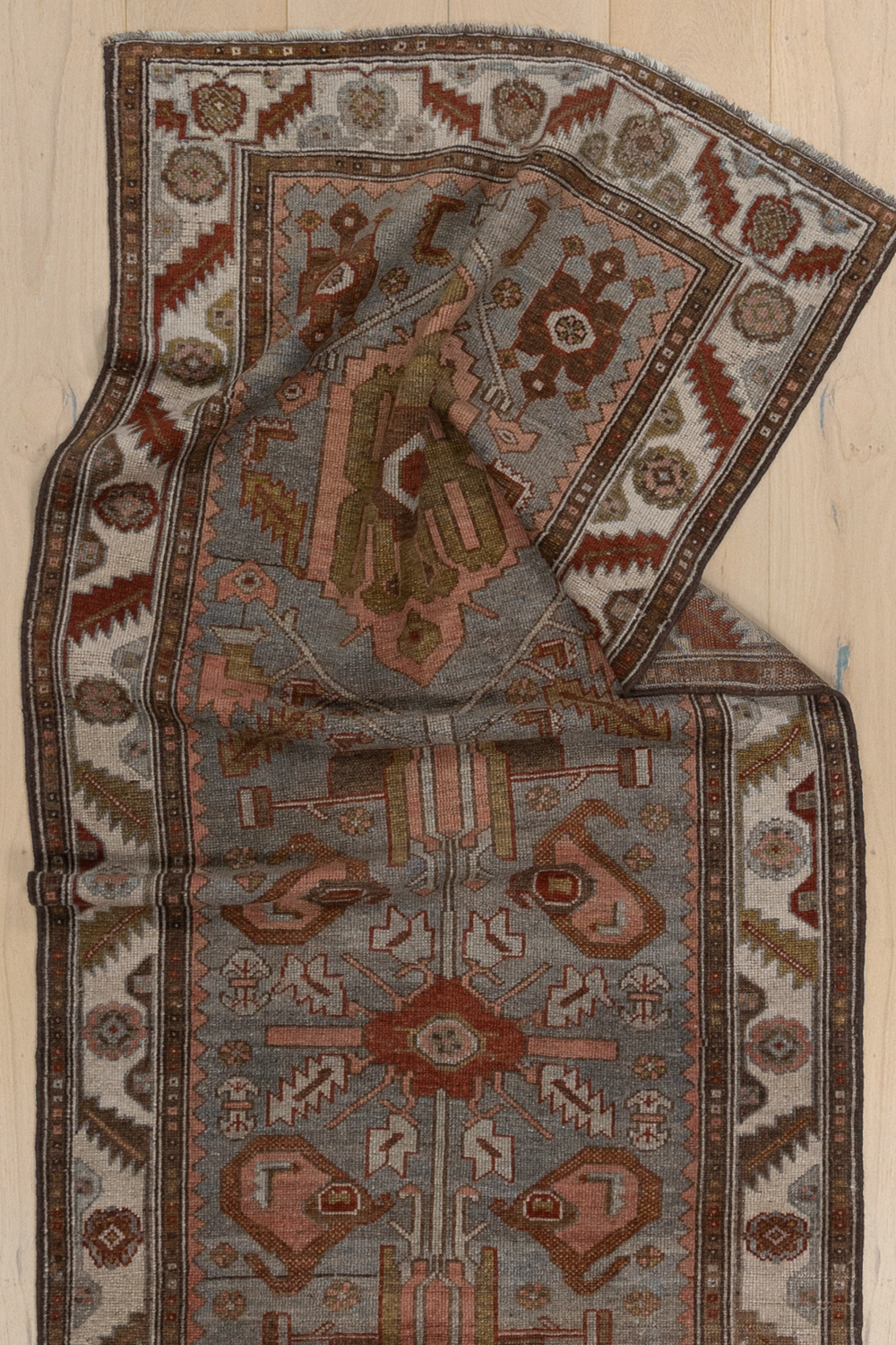 Antique Persian Heriz Runner Rug