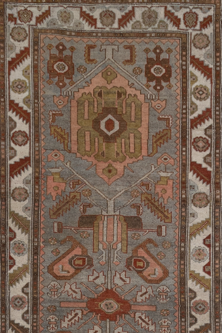 Antique Persian Heriz Runner Rug