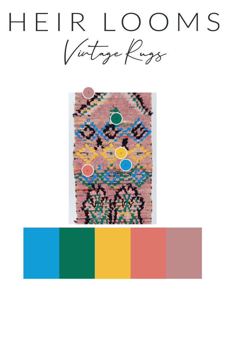 June and Blue Vintage Moroccan Runner