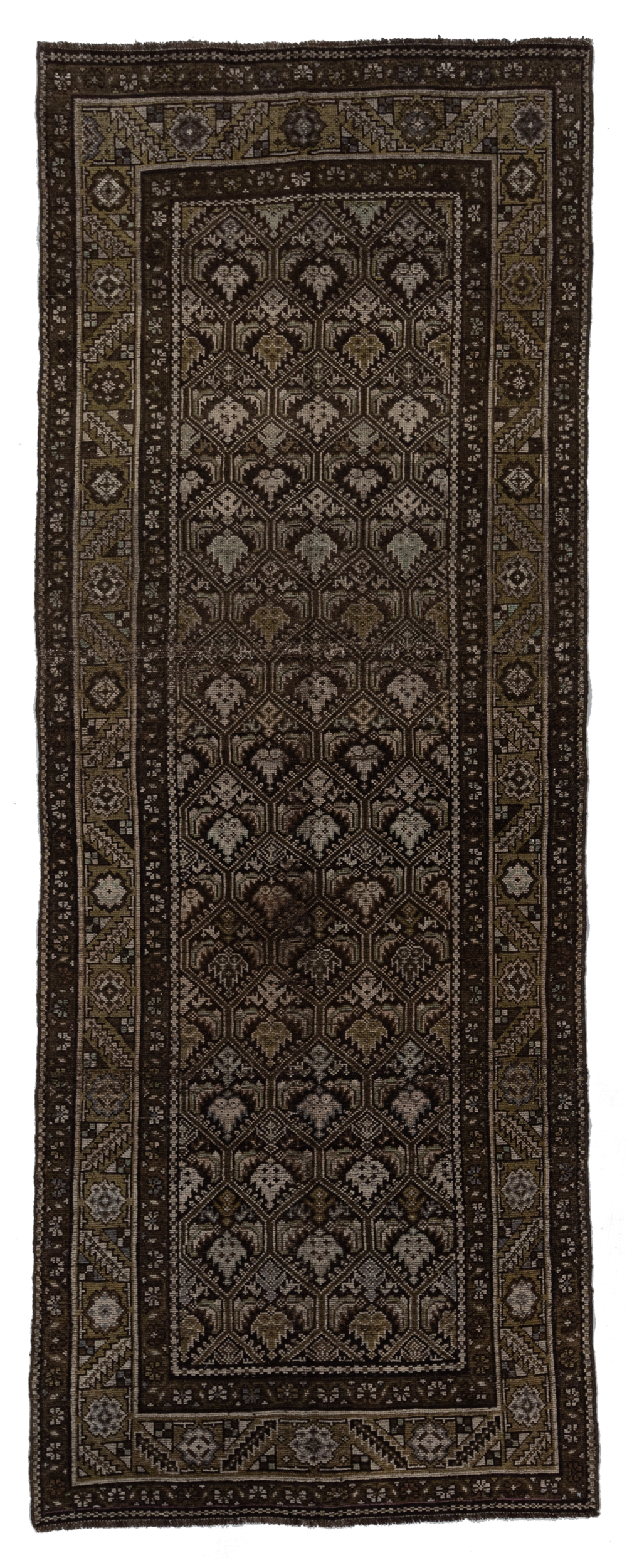 Vintage Kurdish Runner Rug