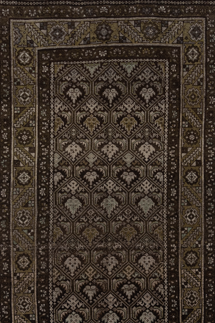 Vintage Kurdish Runner Rug
