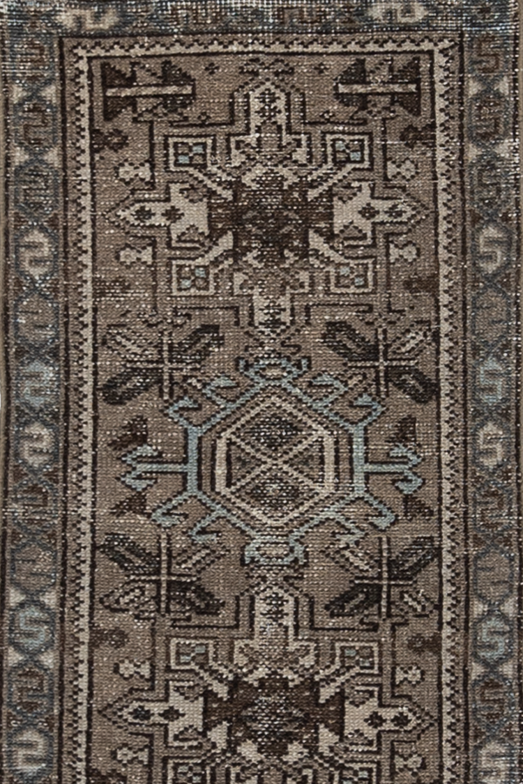 Vintage Persian Karaja Runner Rug