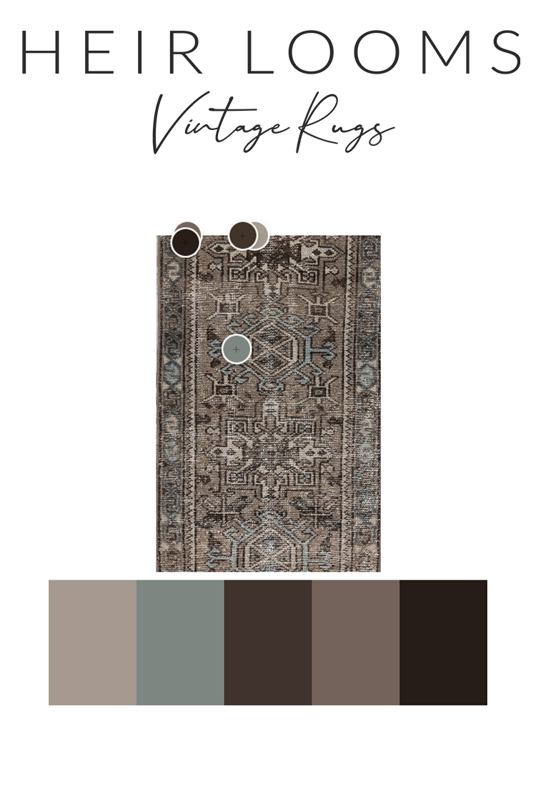 Vintage Persian Karaja Runner Rug