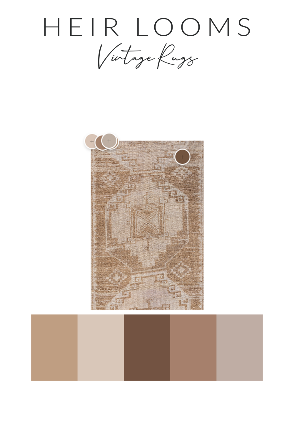 Vintage Anatolian Oushak Runner Rug