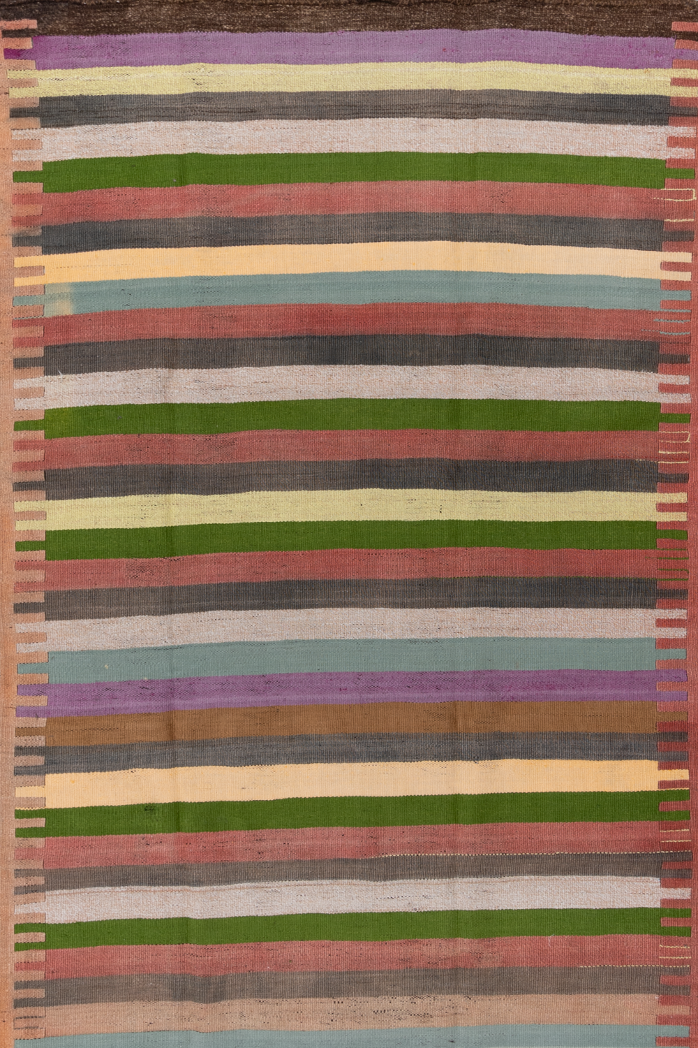 Vintage Turkish Afyon Kilim Rug