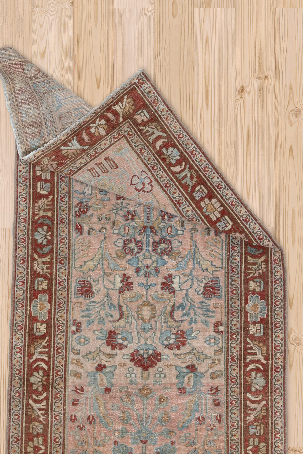 Vintage Persian Sarouk Runner Rug