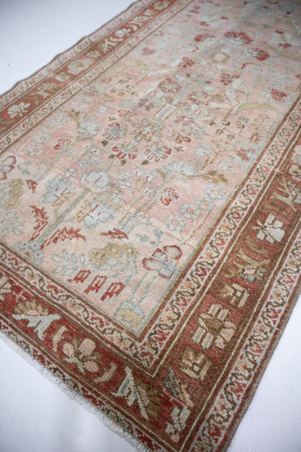 Vintage Persian Sarouk Runner Rug