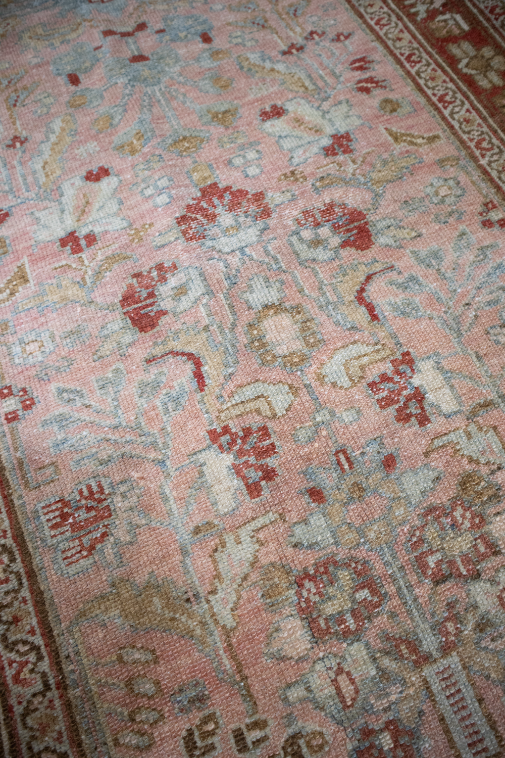 Vintage Persian Sarouk Runner Rug