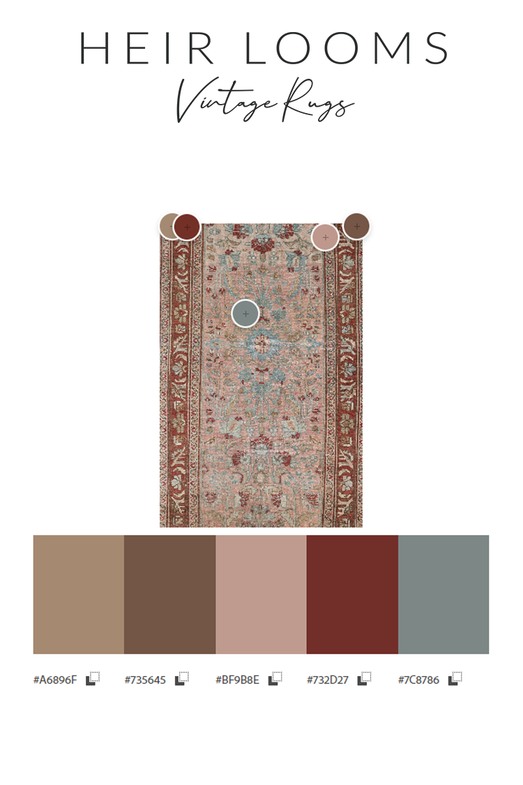 Vintage Persian Sarouk Runner Rug