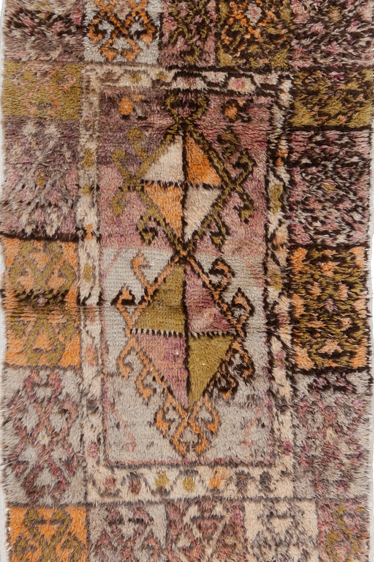 Vintage Turkish Tulu Rug