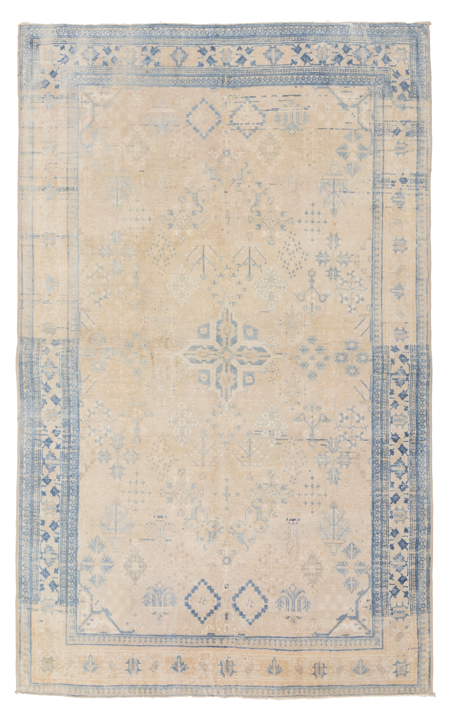 Vintage Persian Tabriz Rug