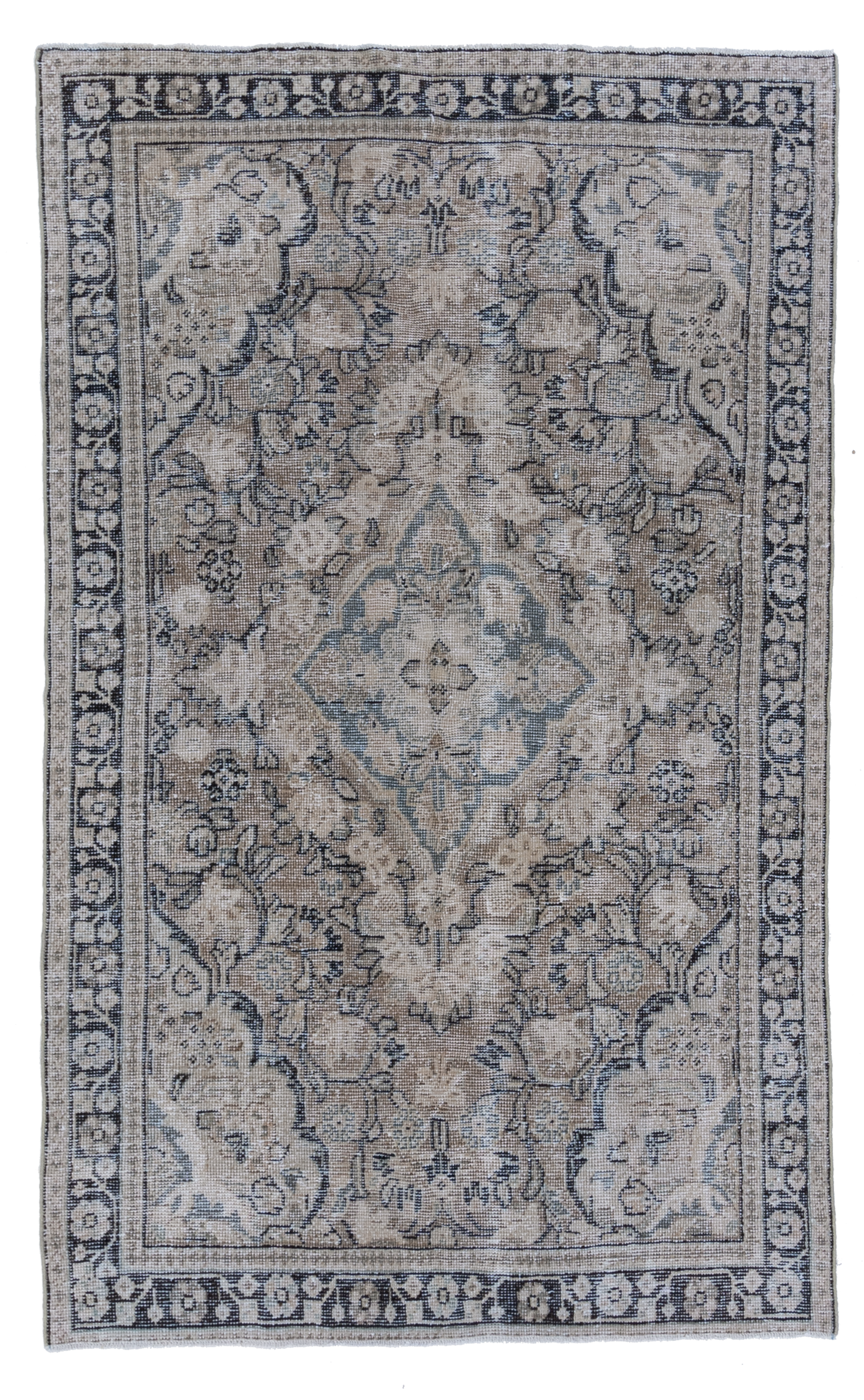Vintage Persian Mahal Rug