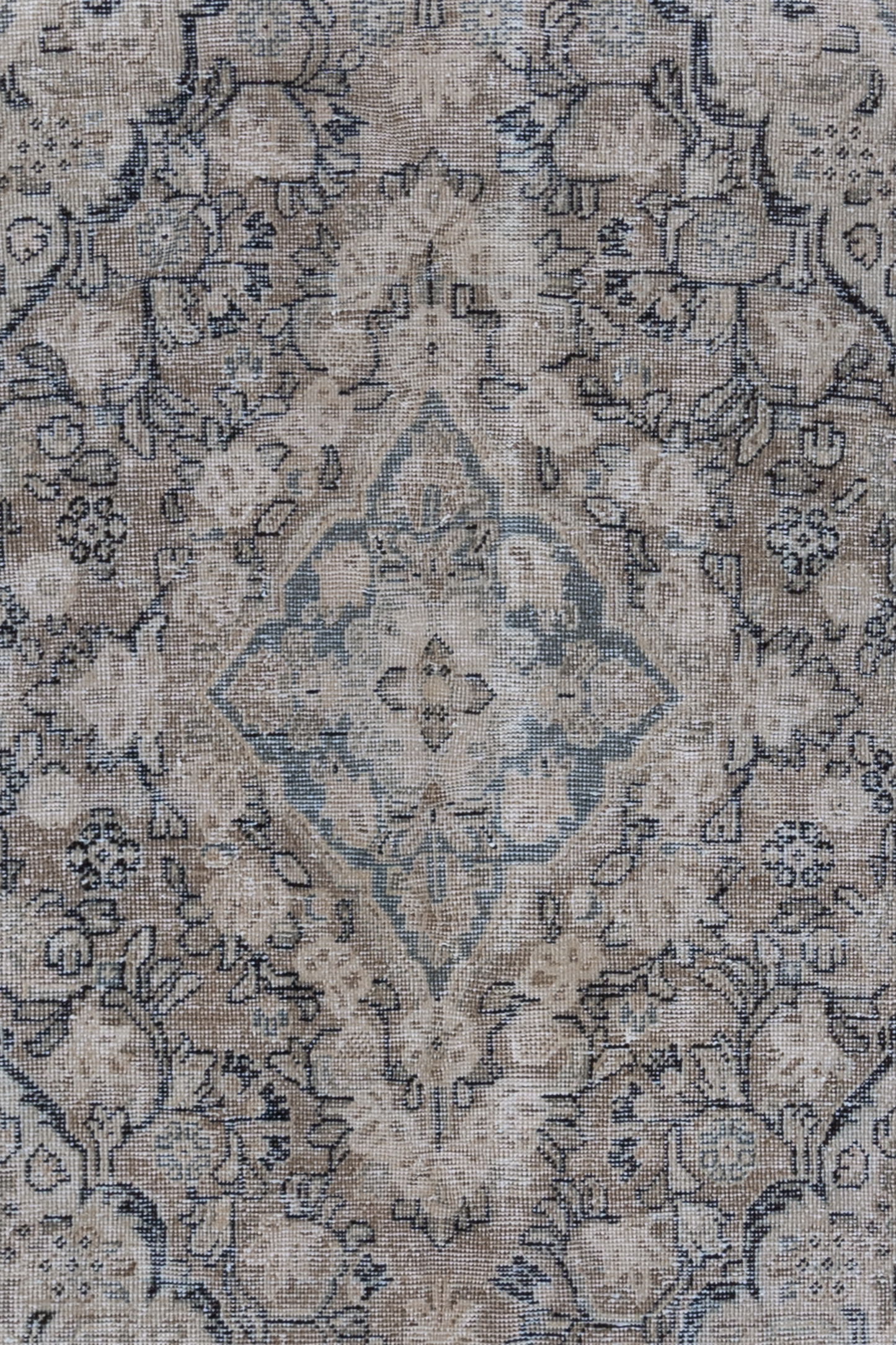 Vintage Persian Mahal Rug