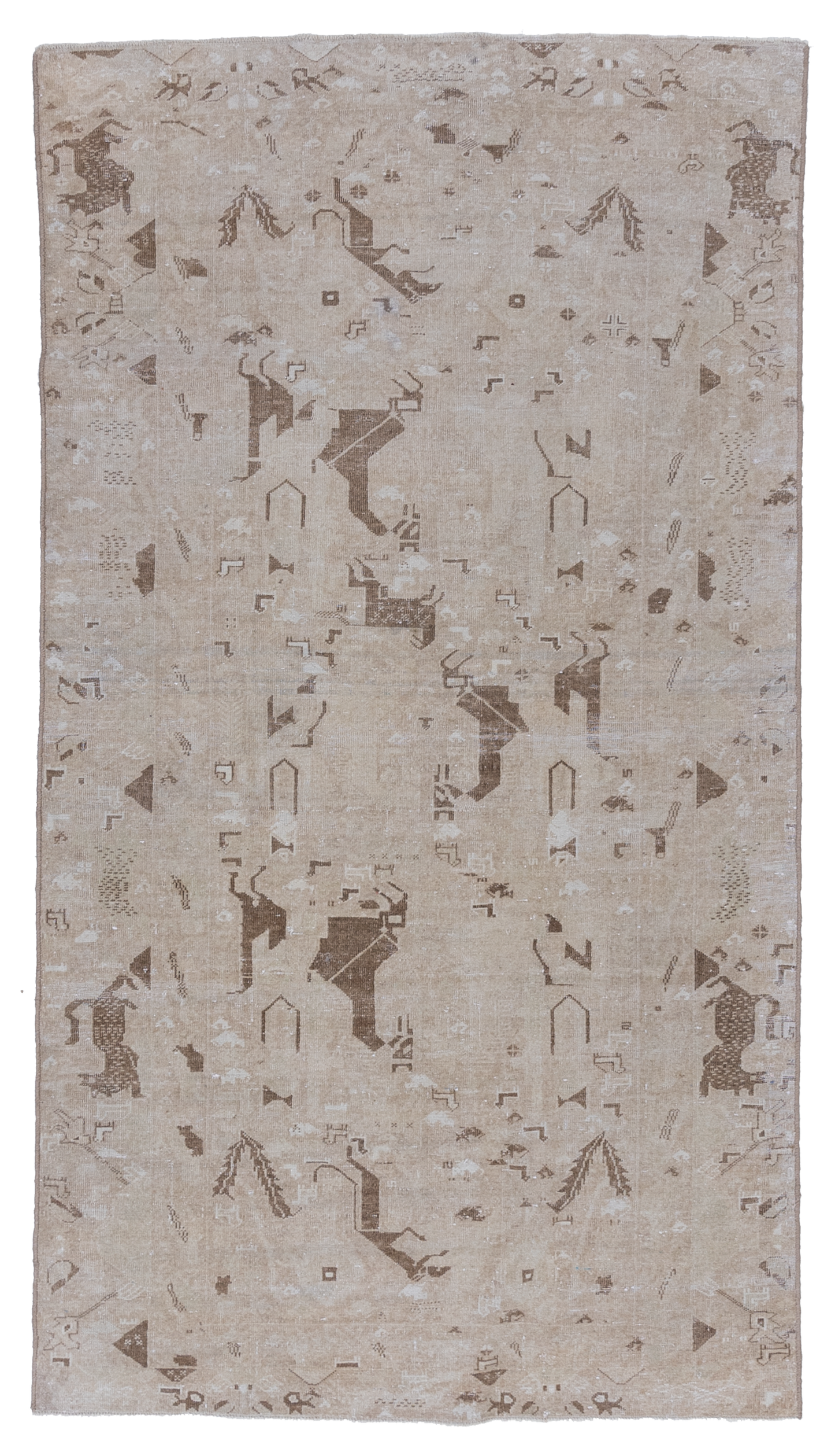 Vintage Oriental Persian Tabriz Rug