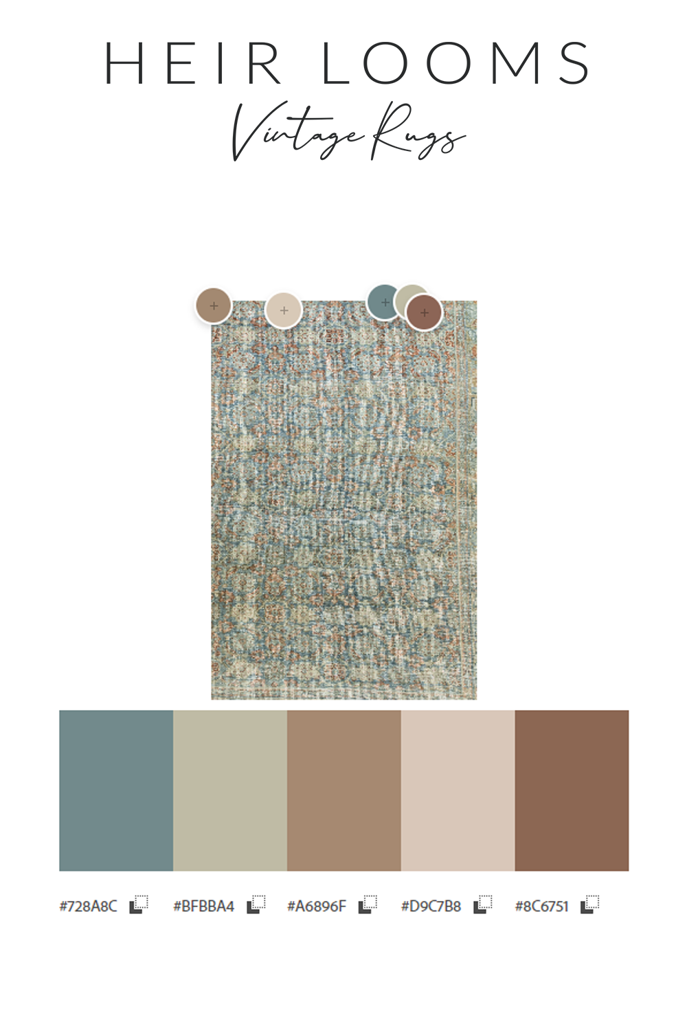 Vintage Persian Malayer Rug
