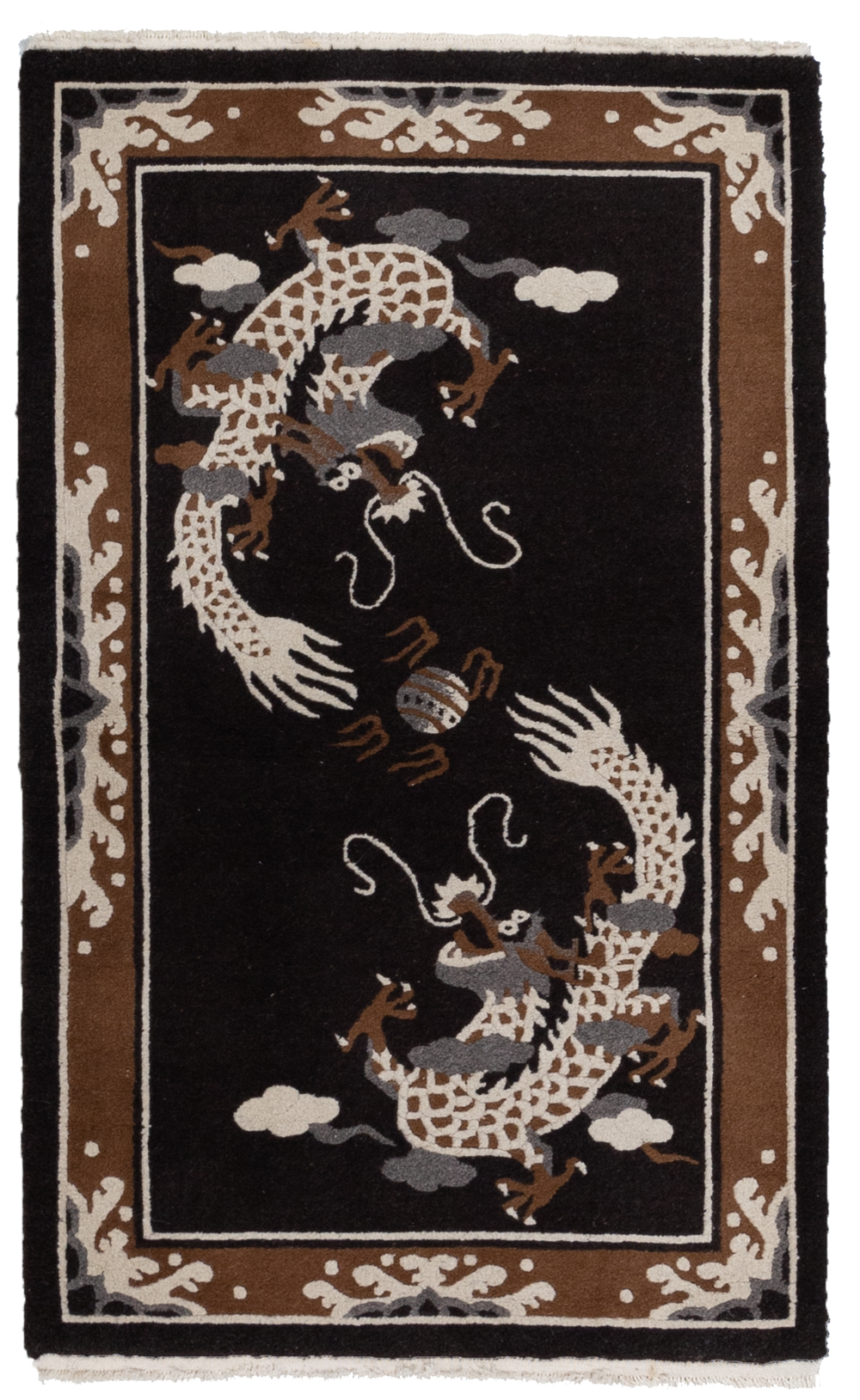 Vintage Tibetan Dragon Rug