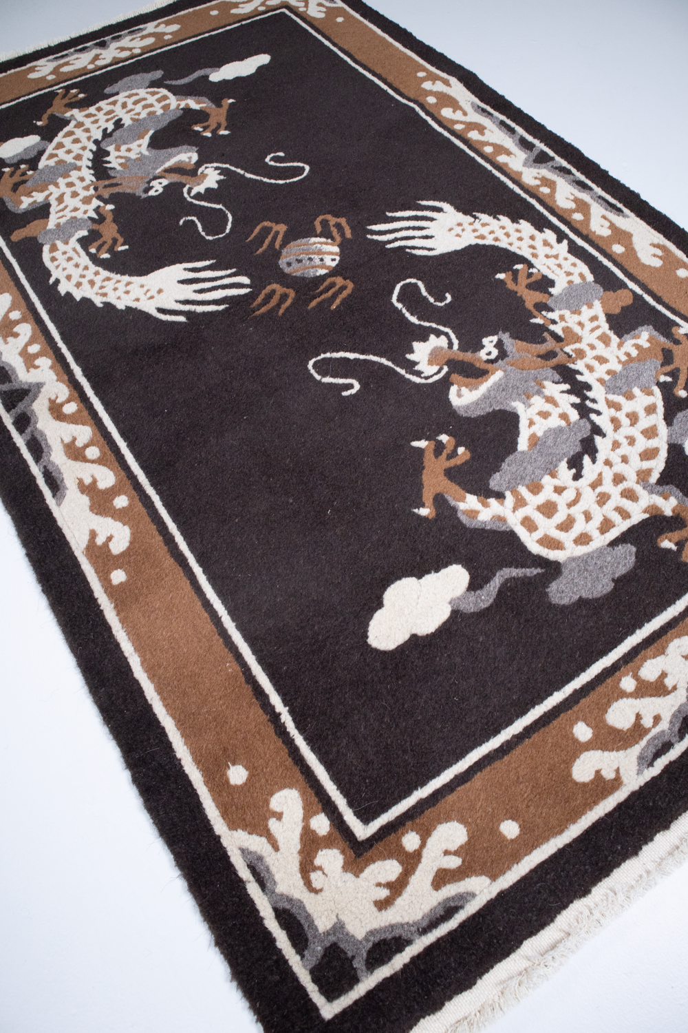 Vintage Tibetan Dragon Rug