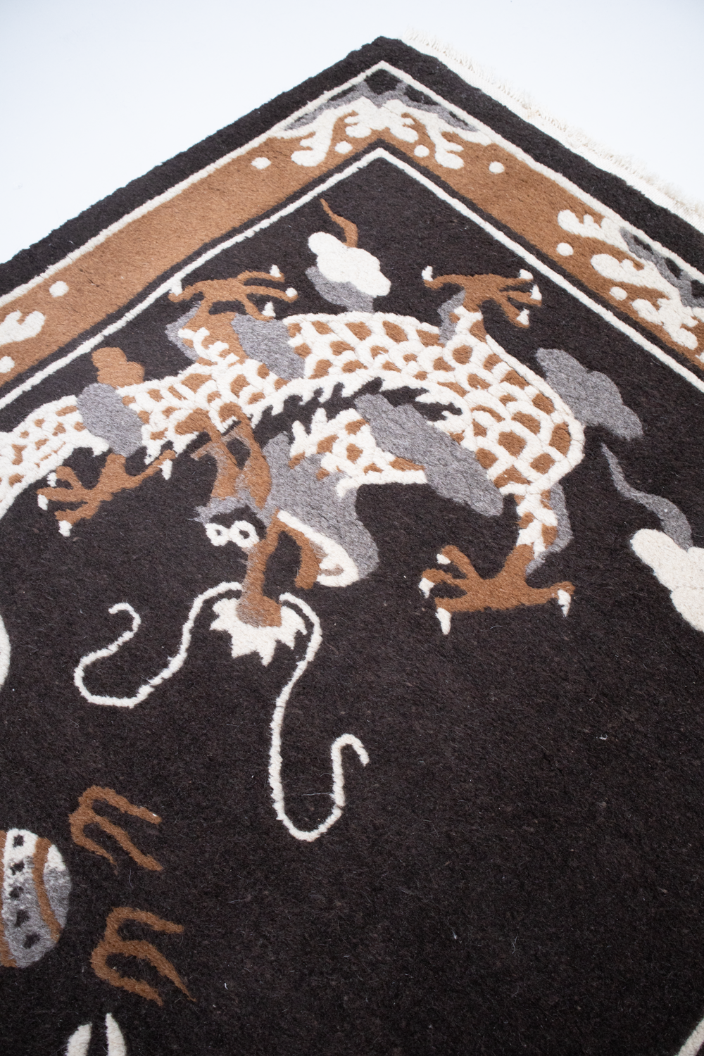 Vintage Tibetan Dragon Rug