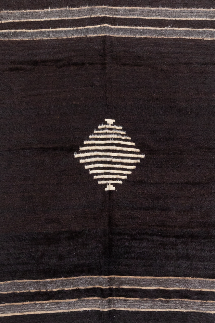 Small Vintage Turkish Mohair Rug