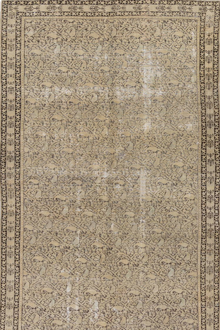 Vintage Persian Senneh Runner Rug