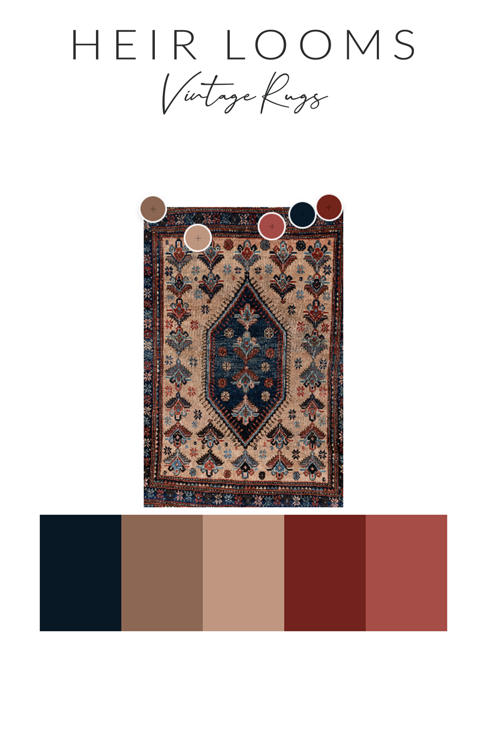 Vintage Afshar Rug