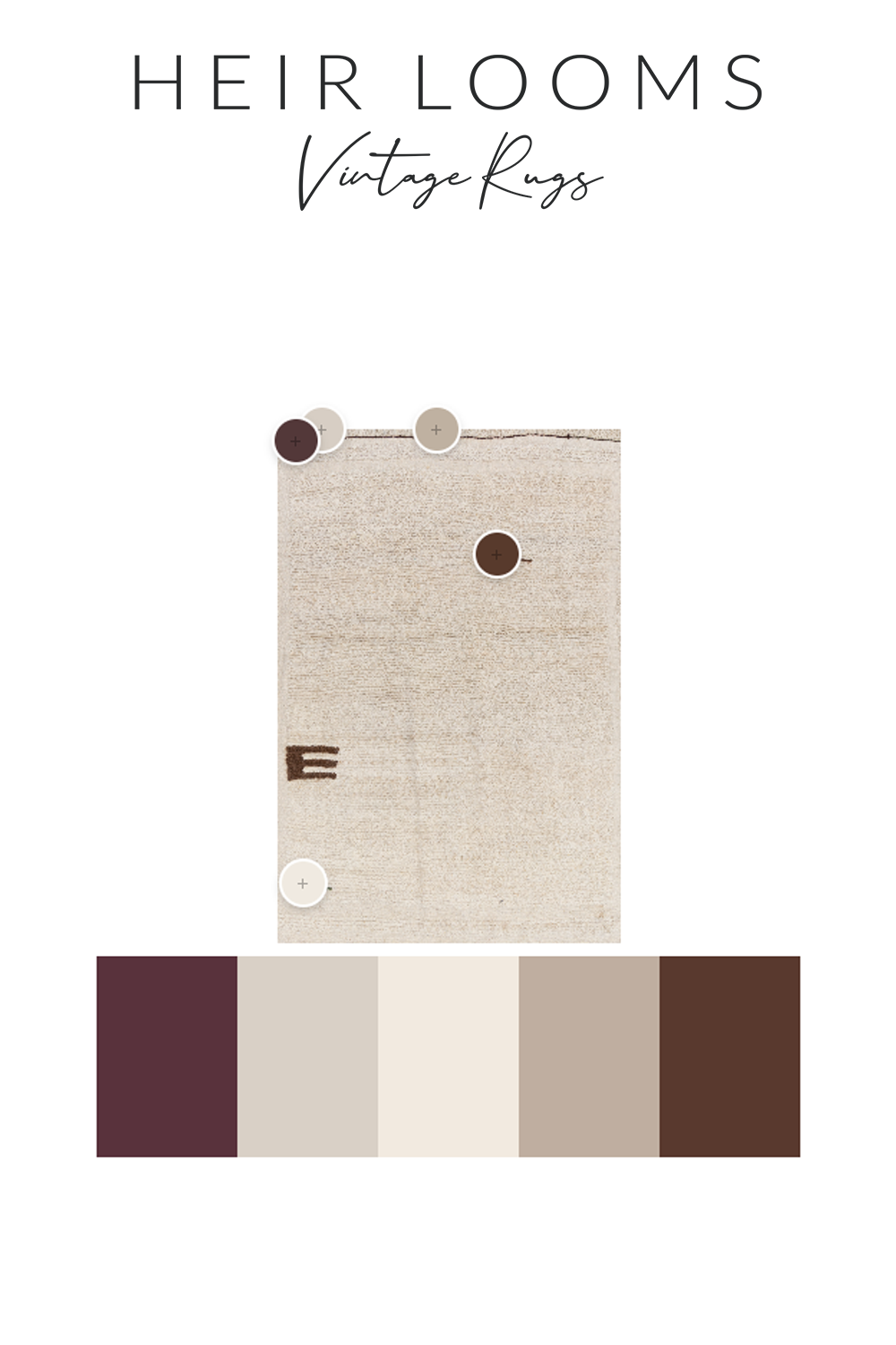 Vintage Anatolian Tulu Rug