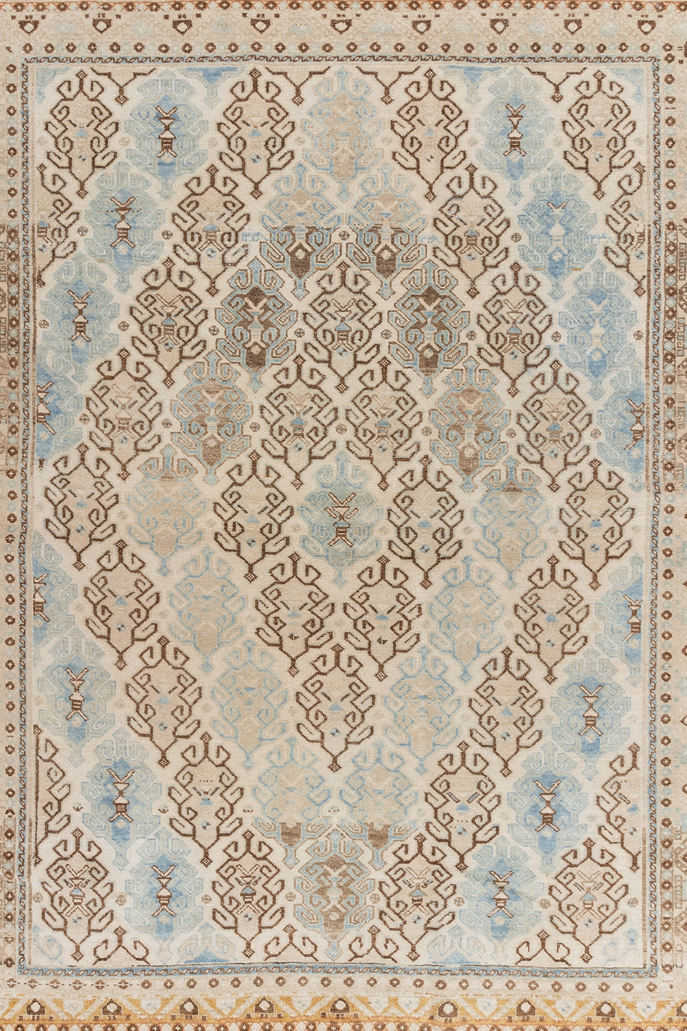 Vintage Persian Kashan Rug