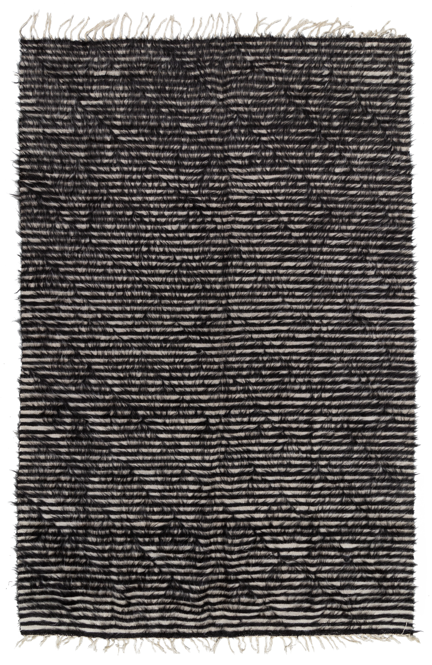 Vintage Striped Turkish Mohair Rug
